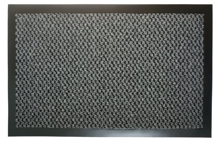 Golze & Söhne Türmatte Achat ca. 40x60cm in Farbe anthrazit, Schal, Stoffmatte, Knüpfmuster, Grau, Textil-Detail