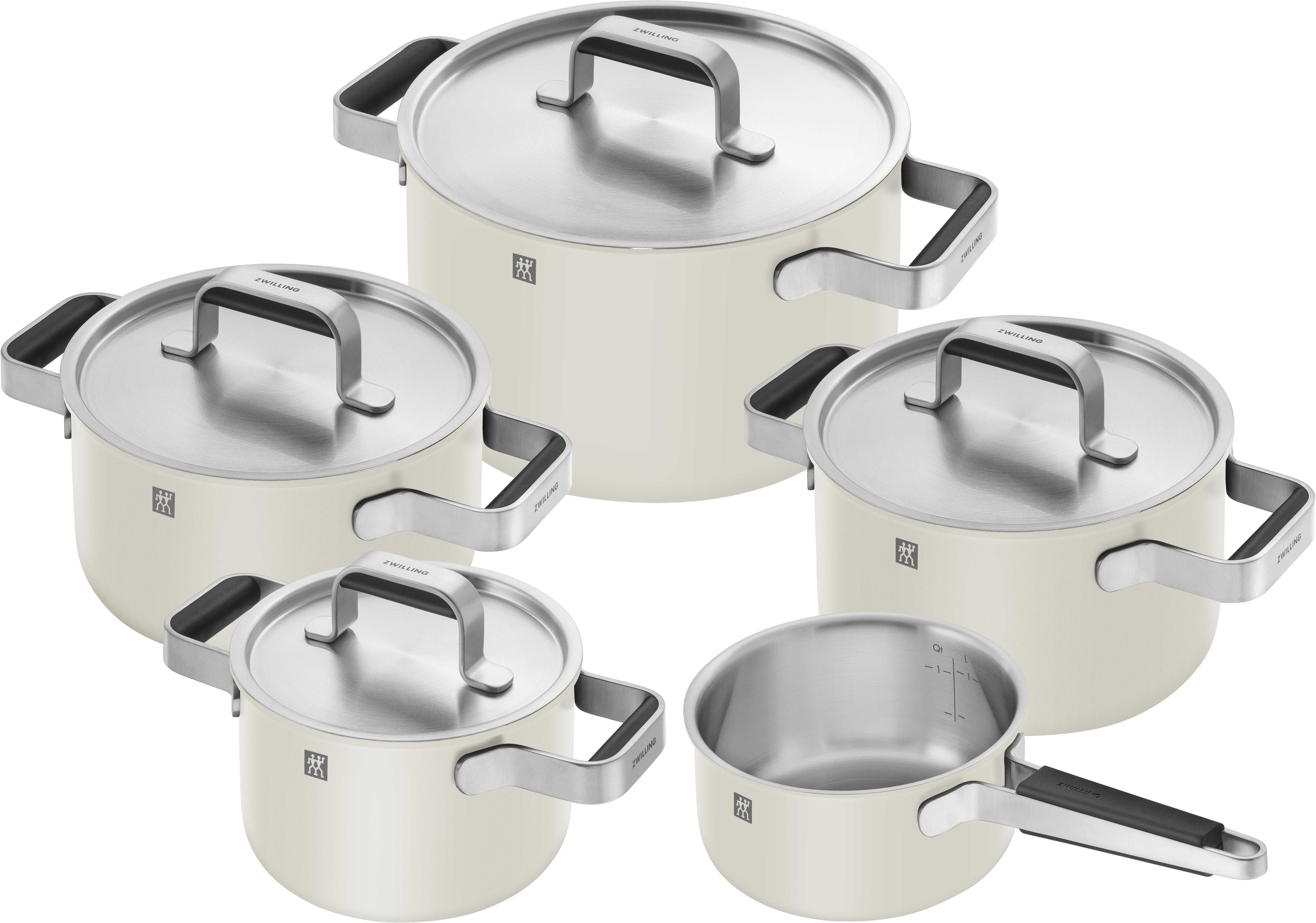 Zwilling Kochgeschirrset PURE 5-tlg. PURE in elfenbein-weiß