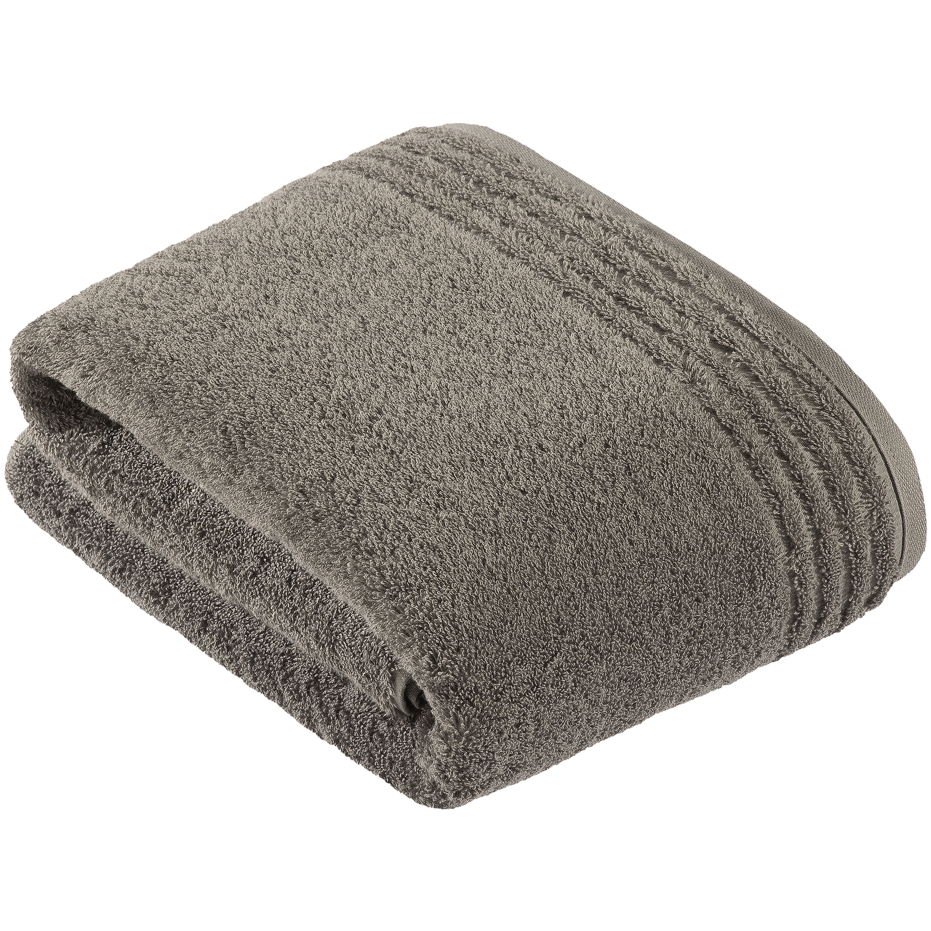 Vossen Badetuch Vienna Style Supersoft ca. 80x160cm in Farbe pepplestone, Badetuch, Handtuch