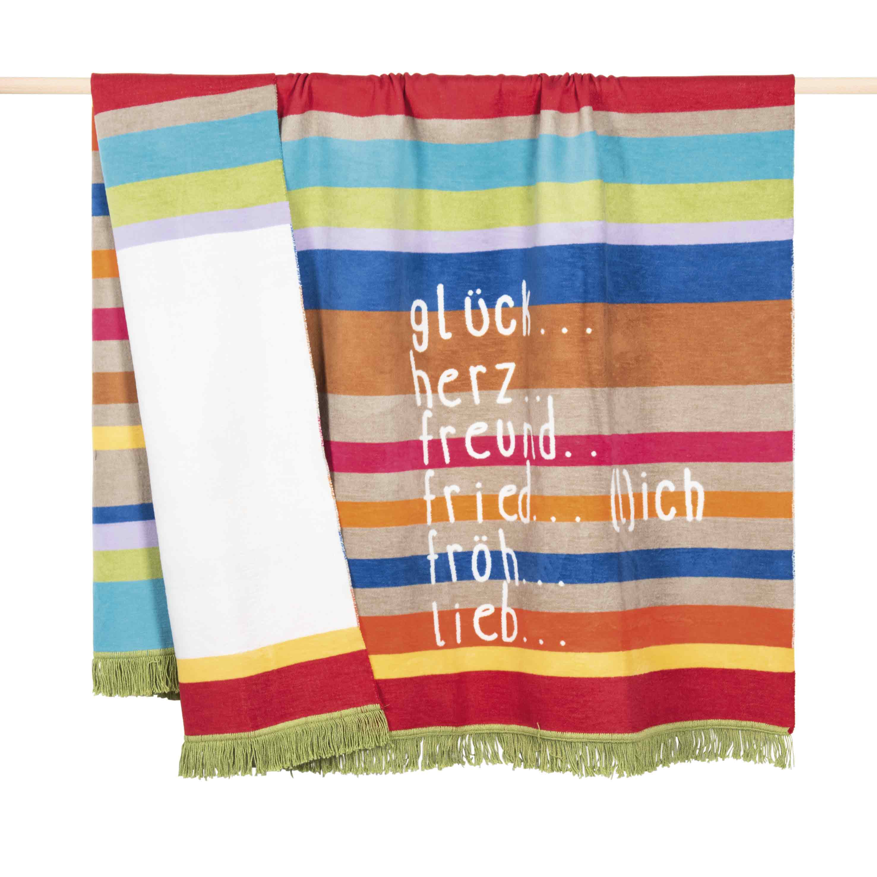 Pad Home Design Decke 150 x 200 cm LETTERS ca. 150x200 cm in multi