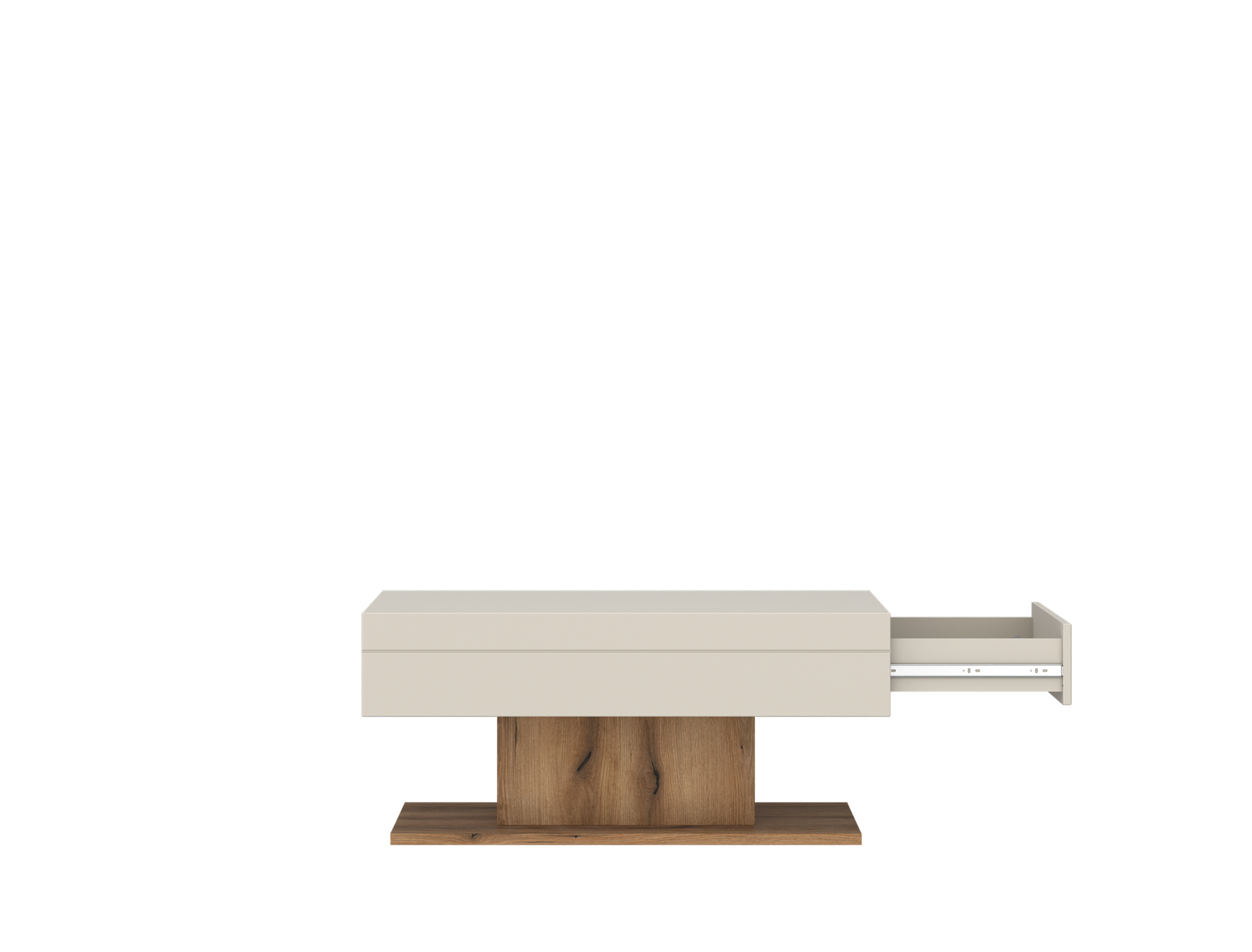 Wojcik Meble Couchtisch LIGHTNING in Cashmere Dekor,Abs.Coast Evkoe, Begehbareischeh, Sideboard, Schublade, Unterschrank, Holzsockel