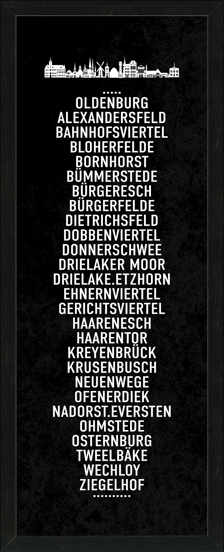 ProArt Framed-Art Scandic Living 35x85cm Oldenburg