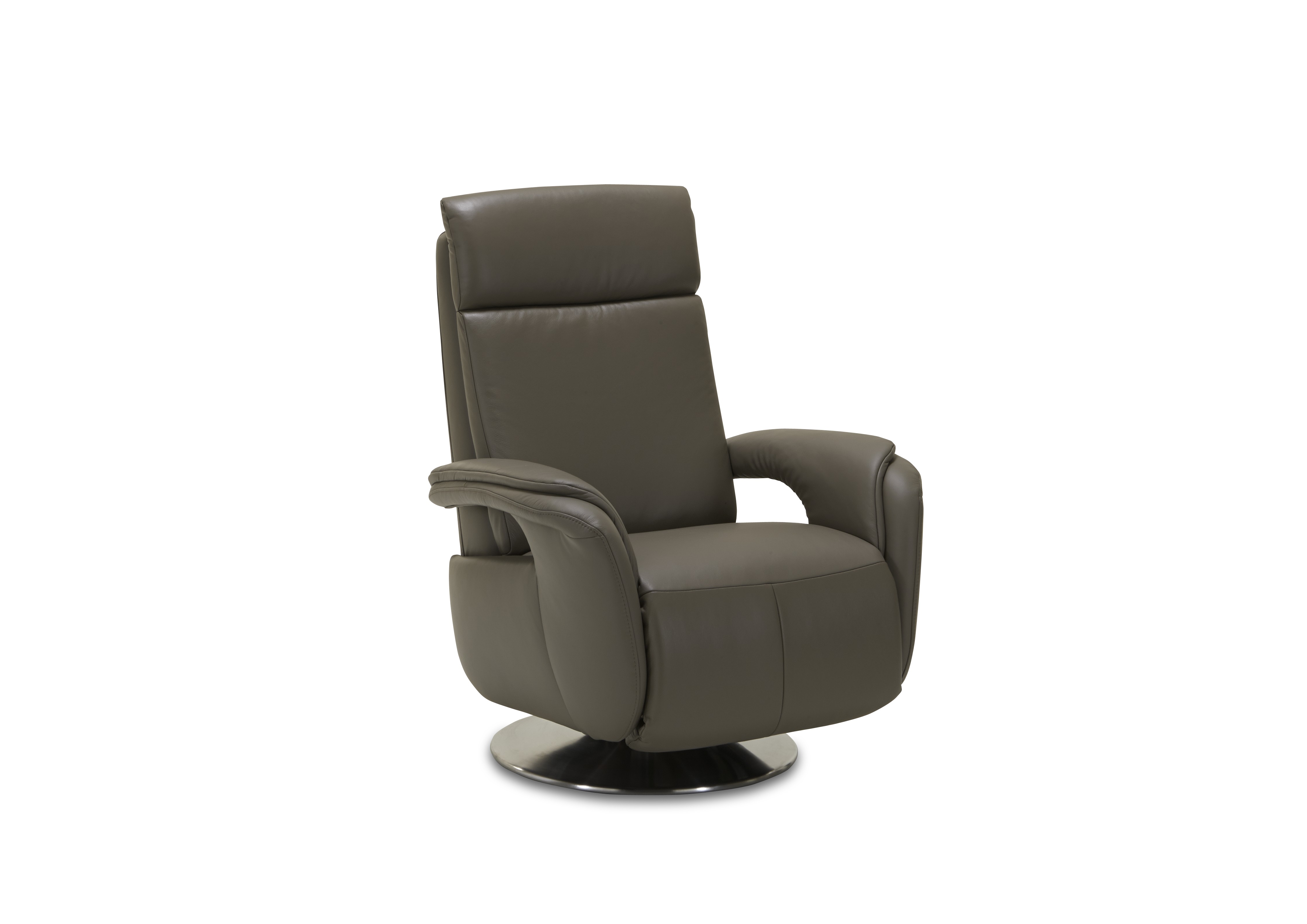 Modulmaster TV-Sessel schmal FREESTYLE-L Grau Modulmaster TV-Sessel schmal FREESTYLE-L in Leder Vivre stone, Moebel, Stuhl, Sessel
