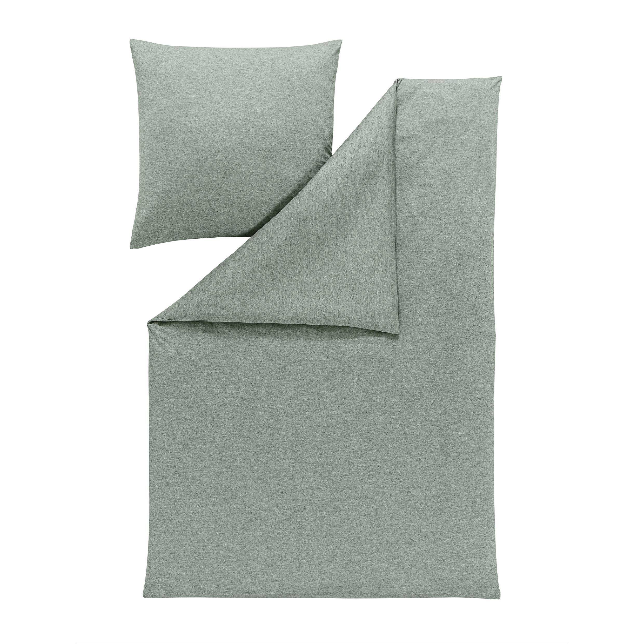 Bettwäsche TAKOMA ca. 155x220cm in Farbe mint, Dekoration für Zuhause, Kissen, Leinen, Serviette