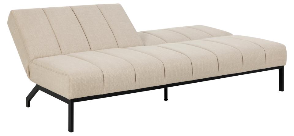 Actona Schlafsofa CAIX ca. 120x198cm in Stoff Basel beige