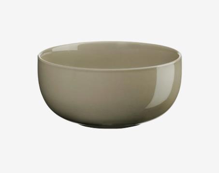 ASA Selection Schale COPPA in Farbe grün, Schüssel, Keramik, Beige, Rund, glatte Oberfläche