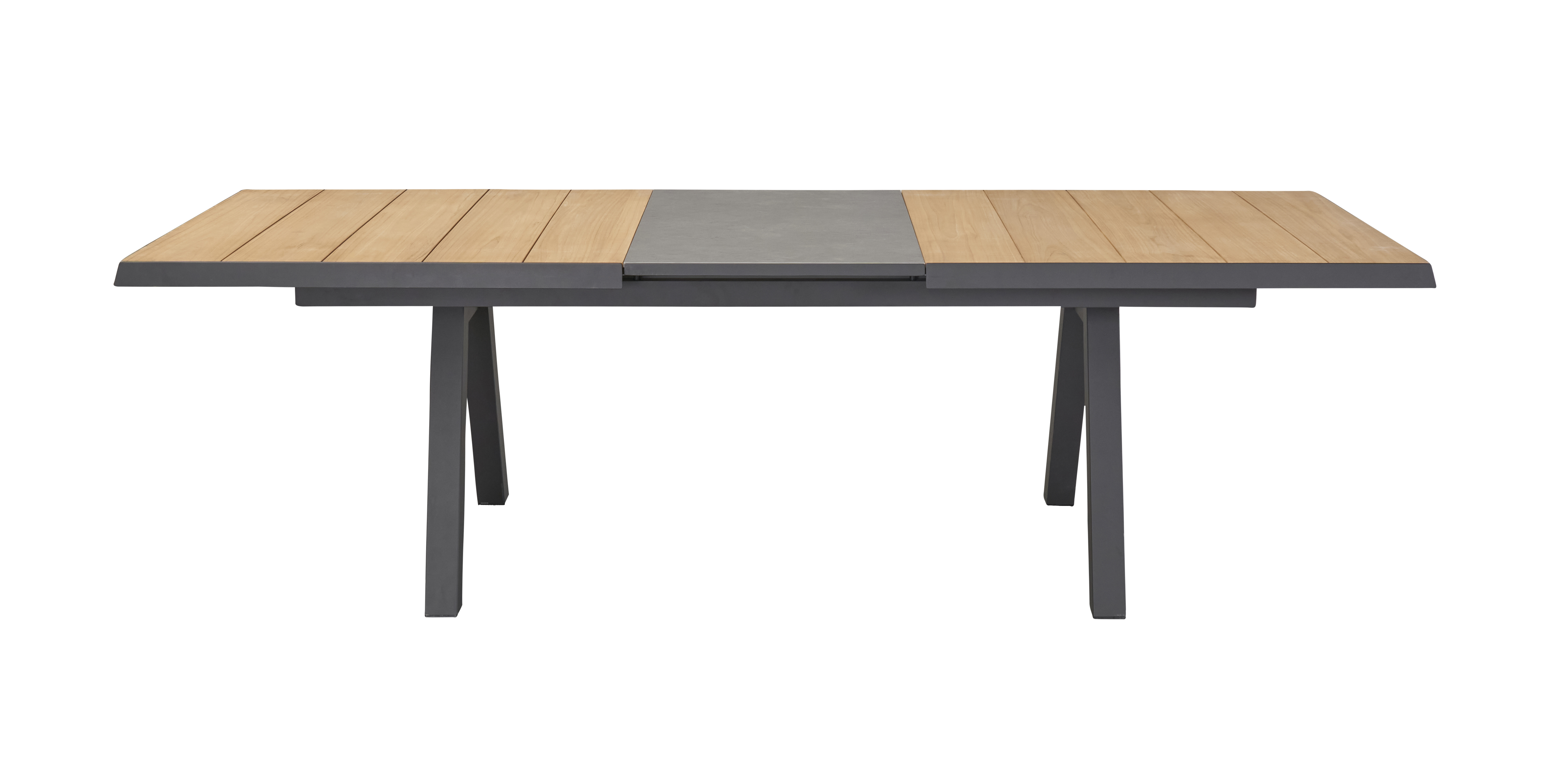 L.C. Wholsaler Ausziehtisch Kumasi mit Platte aus Teak natur, Esstisch, Mobiliar, Tabelle, Kaffeetisch, Tischplatte