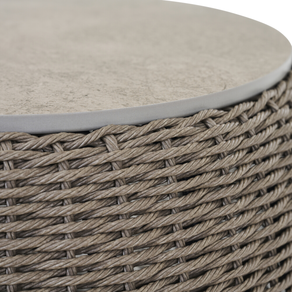 Lounge-Set 3-teilig LIGURIA in Farbe Gardino®-Geflecht twisted in taupe grau Lounge-Set 3-teilig LIGURIA in Farbe Gardino®-Geflecht twisted in taupe grau , Seil, Mobiliar