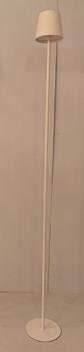 Globo LED-Stehleuchte VANNIE ca. H120 cm, D16 cm in weiß matt Metall