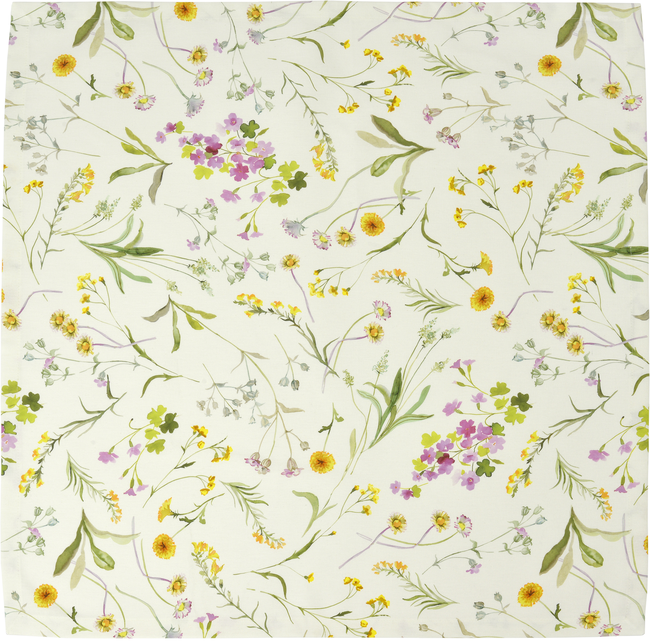 Sander Tischdecke PRATO ca. 110x110cm in Farbe original, blumenmuster, stoff, tuch, floral print, farbige blüten