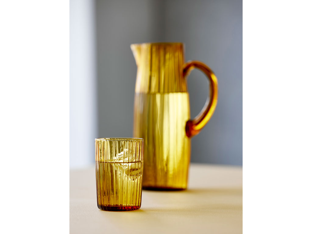 BITZ Wasserglas 0,28 Liter in Farbe amber