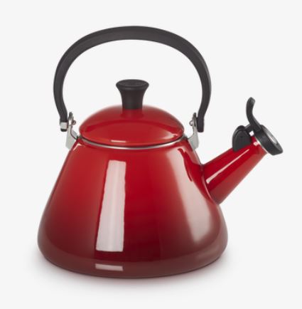 Le Creuset Wasserkessel Kone 1,6l in Farbe Kirschrot Le Creuset Wasserkessel Kone 1,6l in Farbe Kirschrot, Kessel, Teekessel, Kochkessel, rot, Metall
