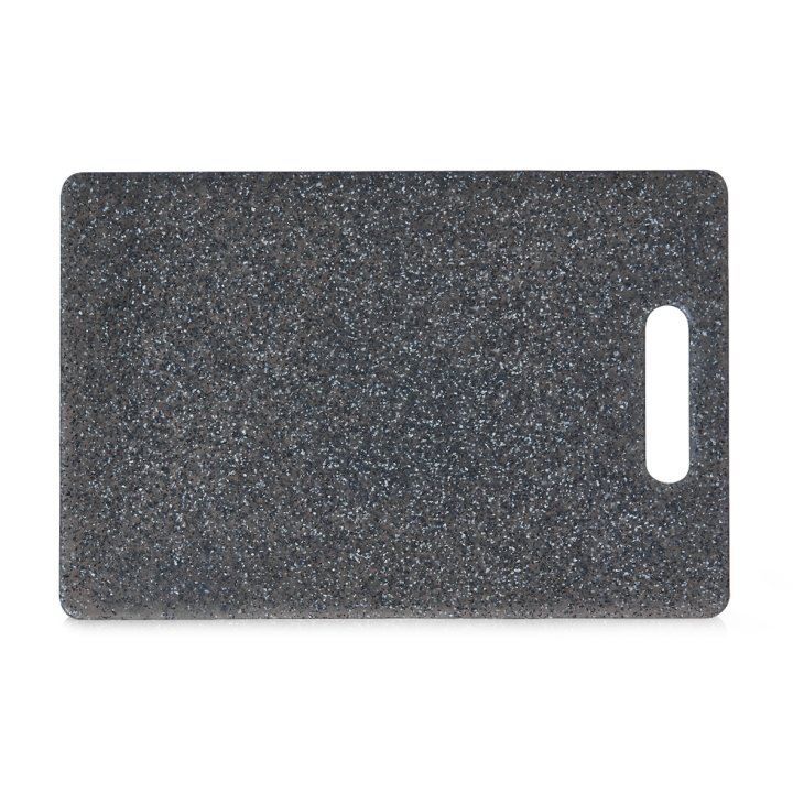 Zeller Schneidebrett in Anthrazit, Schneidebrett, Granittextur, Platte, Polymer, dunkelgrau