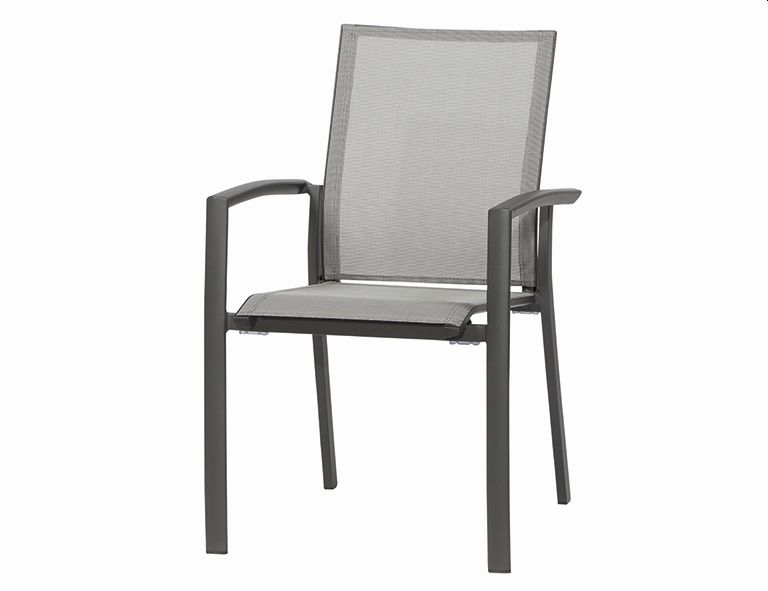 Stapelsessel VELIA ca.L61,5 H87 B56 cm in Ranotex Gewebe schwarz/grau Stapelsessel VELIA ca.L61,5 H87 B56 cm in Ranotex Gewebe schwarz/grau, Moebel, Stuhl
