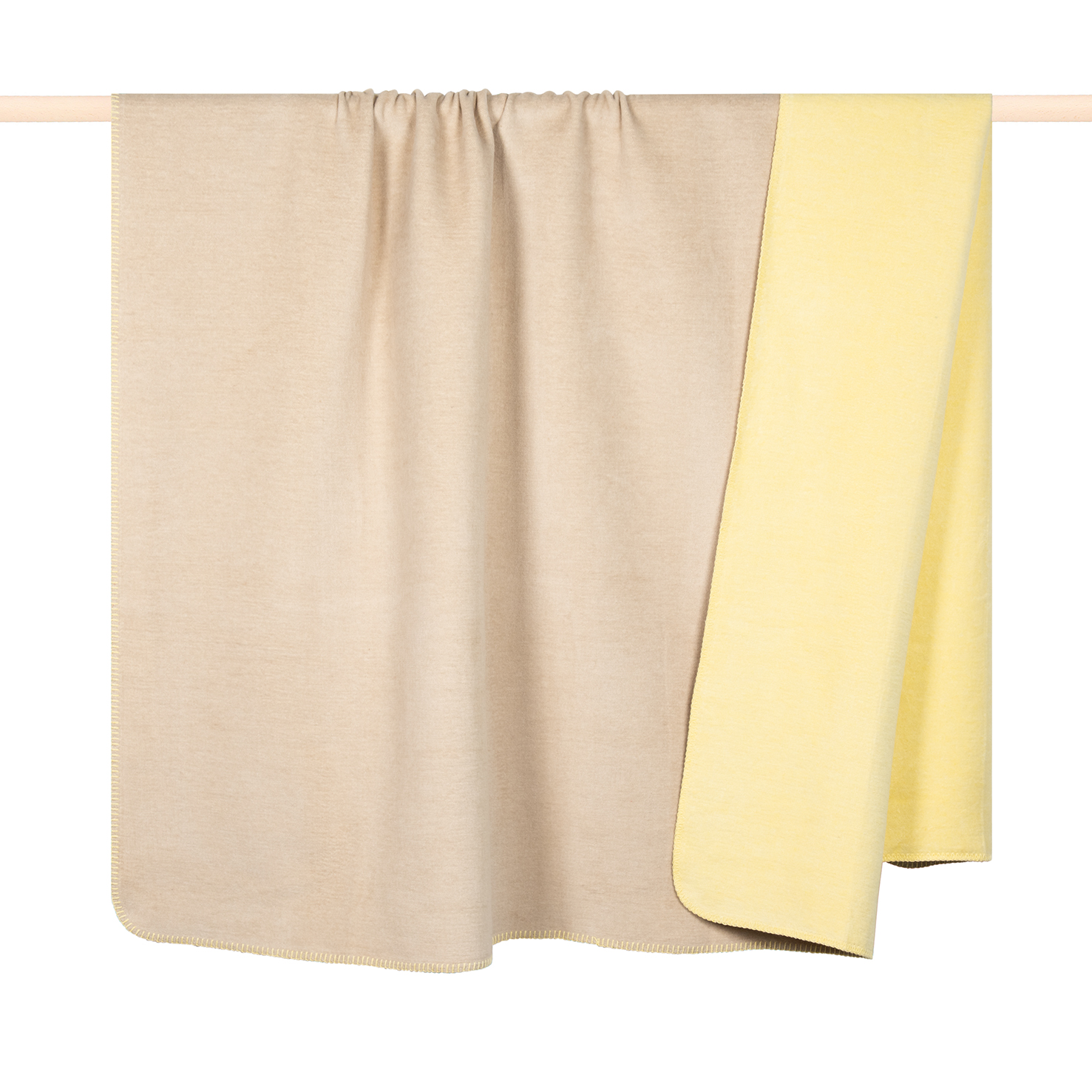 Pad Home Design Decke 150 x 200 cm HOBART ca. 150x200 cm in sand-yellow Pad Home Design Decke 150 x 200 cm HOBART ca. 150x200 cm in sand-yellow