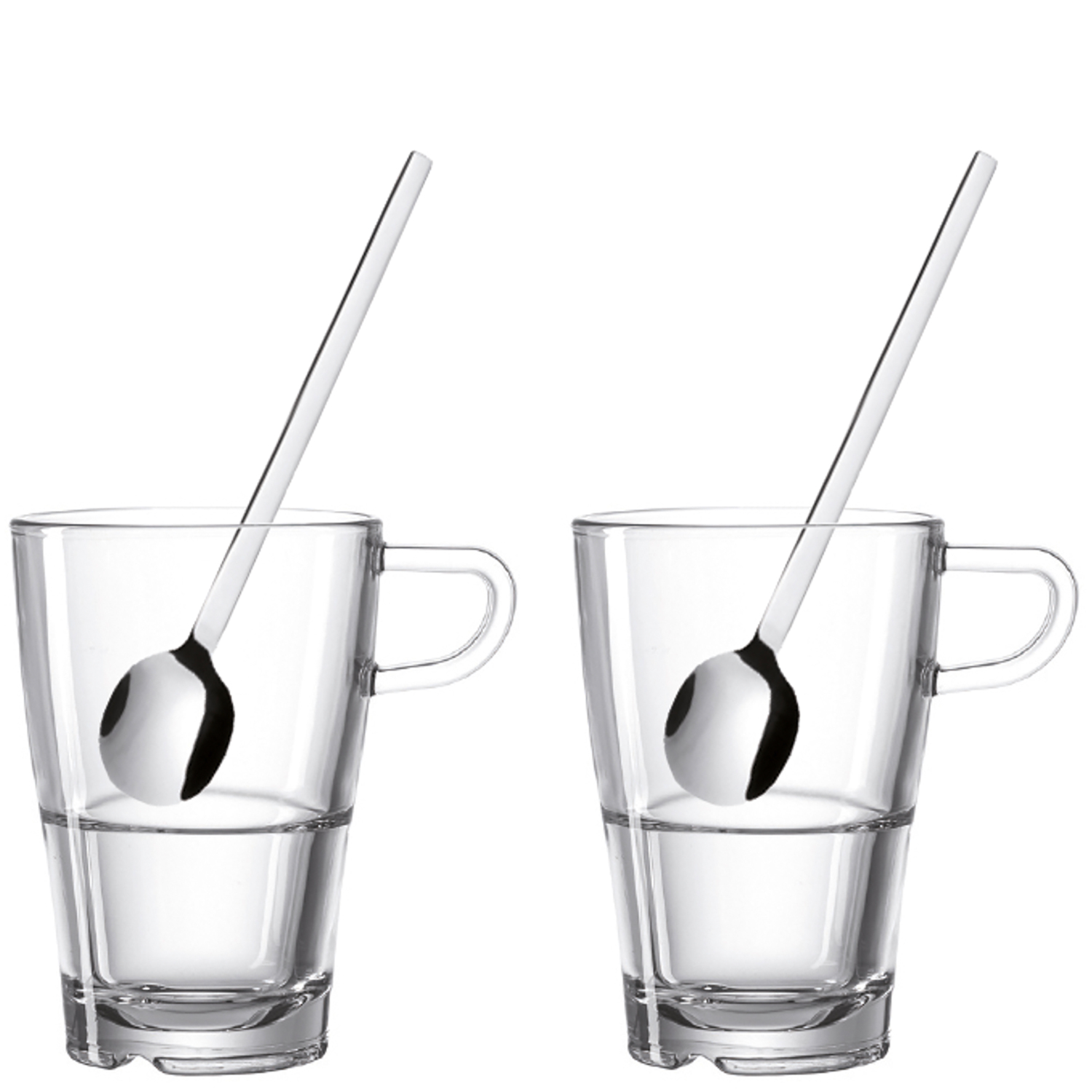 Leonardo Latte-Macchiato-Löffel Senso in Farbe klar