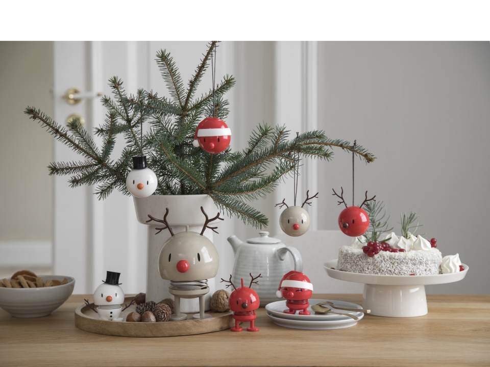 F&H Hoptimist SANTA BIMBLE S in Farbe Rot, Weihnachten, Weihnachtsdekorationen, Festival, Pflanze, Weihnachtsbaum
