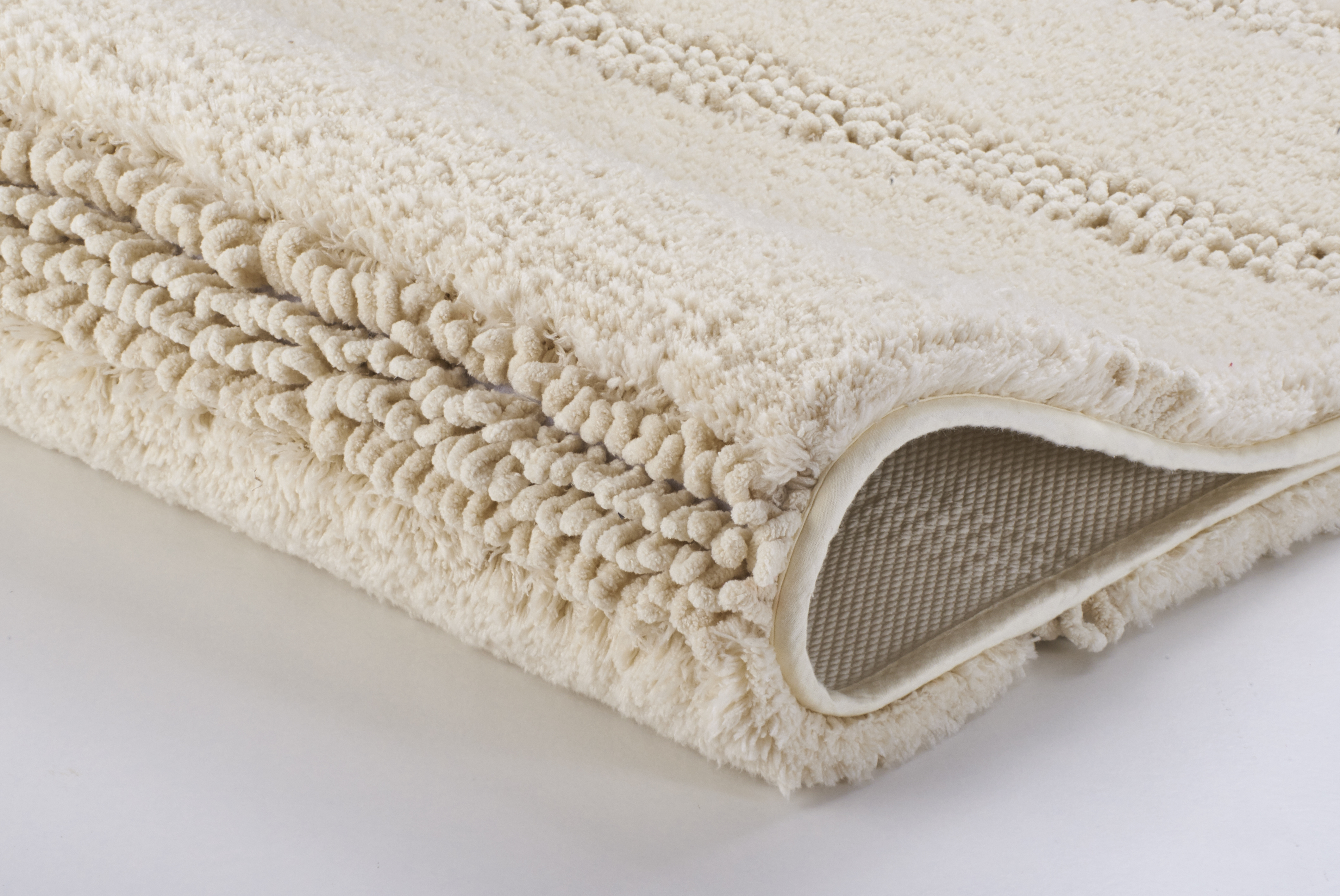 Kleine Wolke Badteppich MONROVIA ca. 60x100cm in Farbe Sandbeige