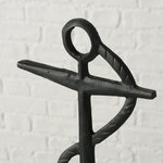 Boltze Dekoausteller BETAMO 26cm BETAMO in Mango/Aluminium vern. schwarz