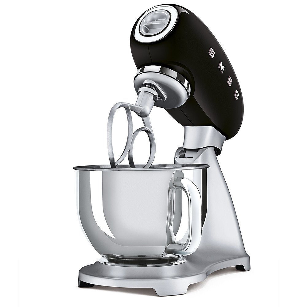 Smeg Küchenmaschine SMF02 in Schwarz, 800 Watt