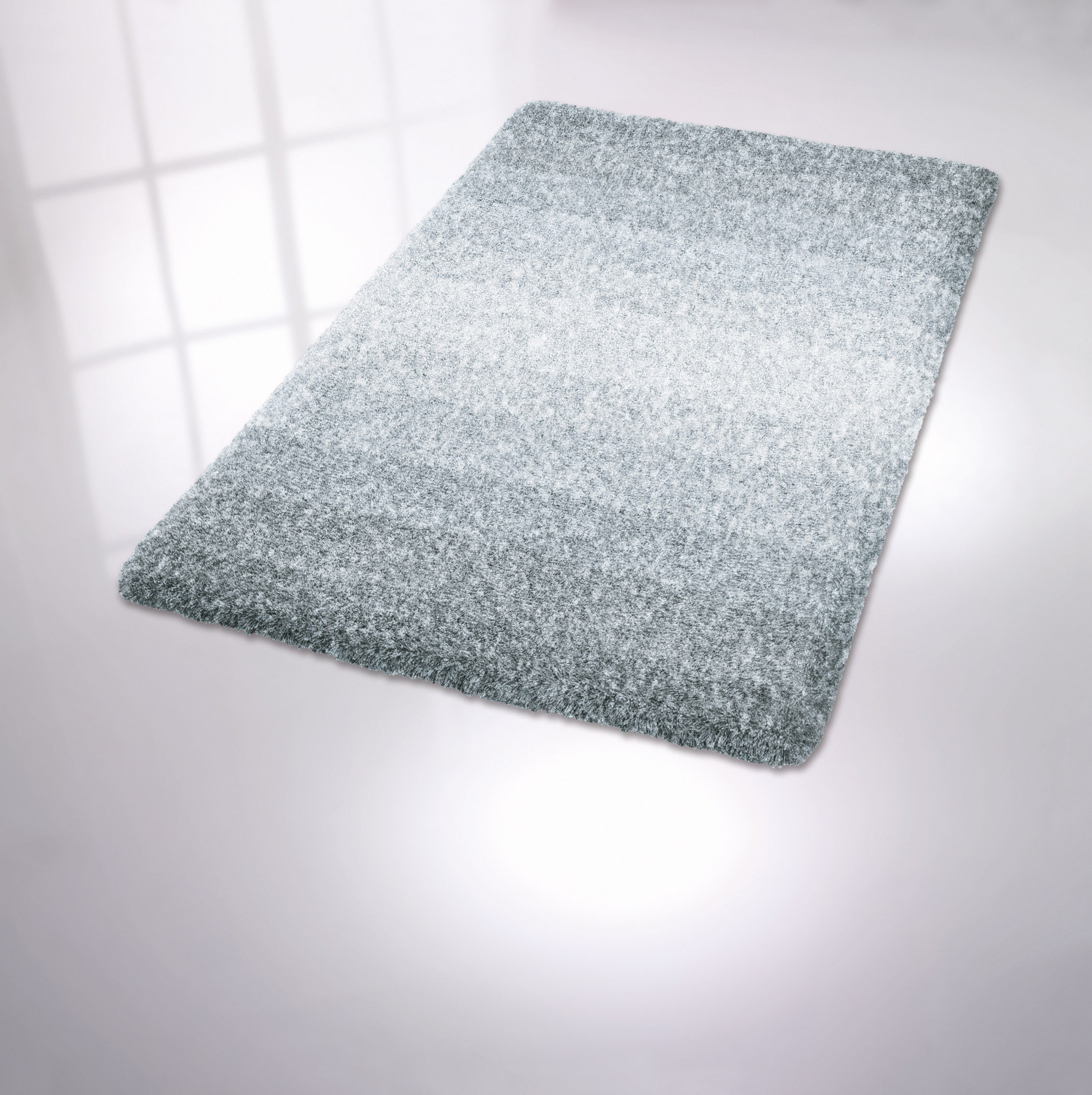 Kleine Wolke Badteppich OSLO ca. 70x120cm in Farbe Platin