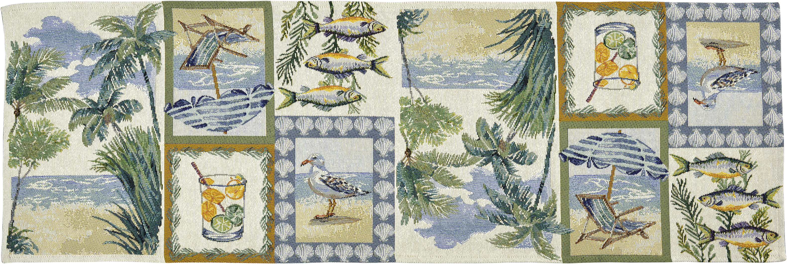 Sander Tischläufer COSTA ca. 32 x 96cm in Farbe original