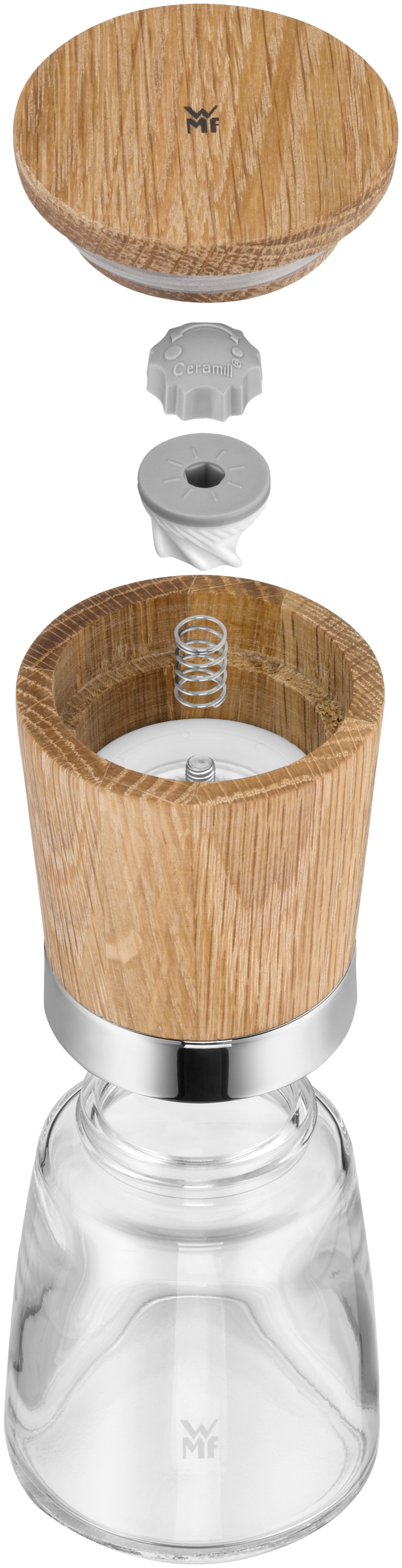 WMF Nature Gewürzmühlen-Set, 2-teilig in braun WMF Nature Gewürzmühlen-Set, 2-teilig in braun