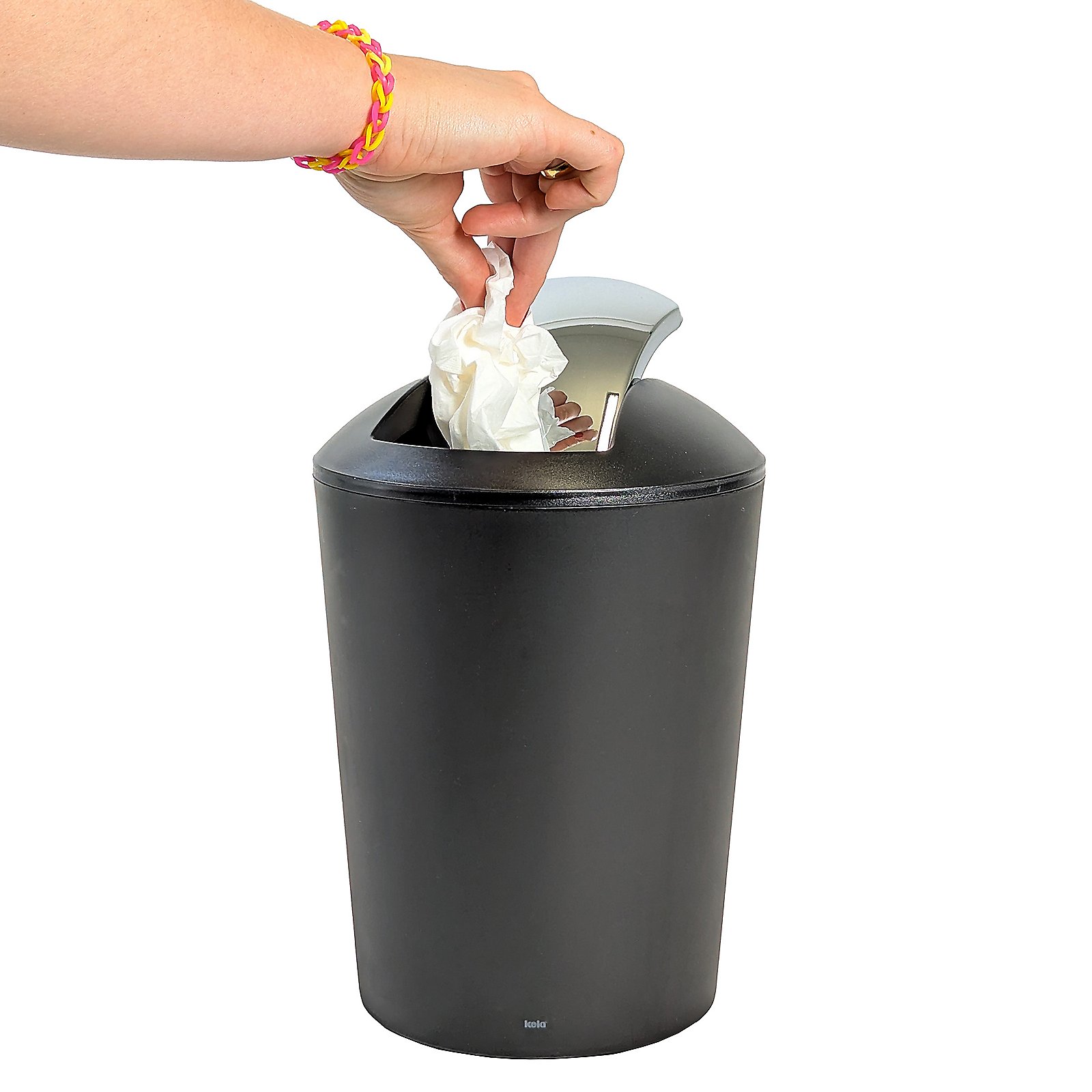 Kela Schwingdeckeleimer Marta MARTA in Kunststoff schwarz 29cmh 19,5c