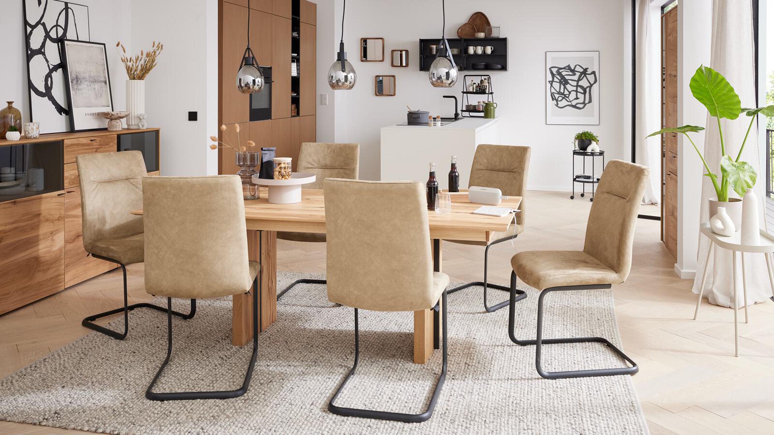 Interliving Stuhl IL 5604 in Stoff Hanoi papyrus