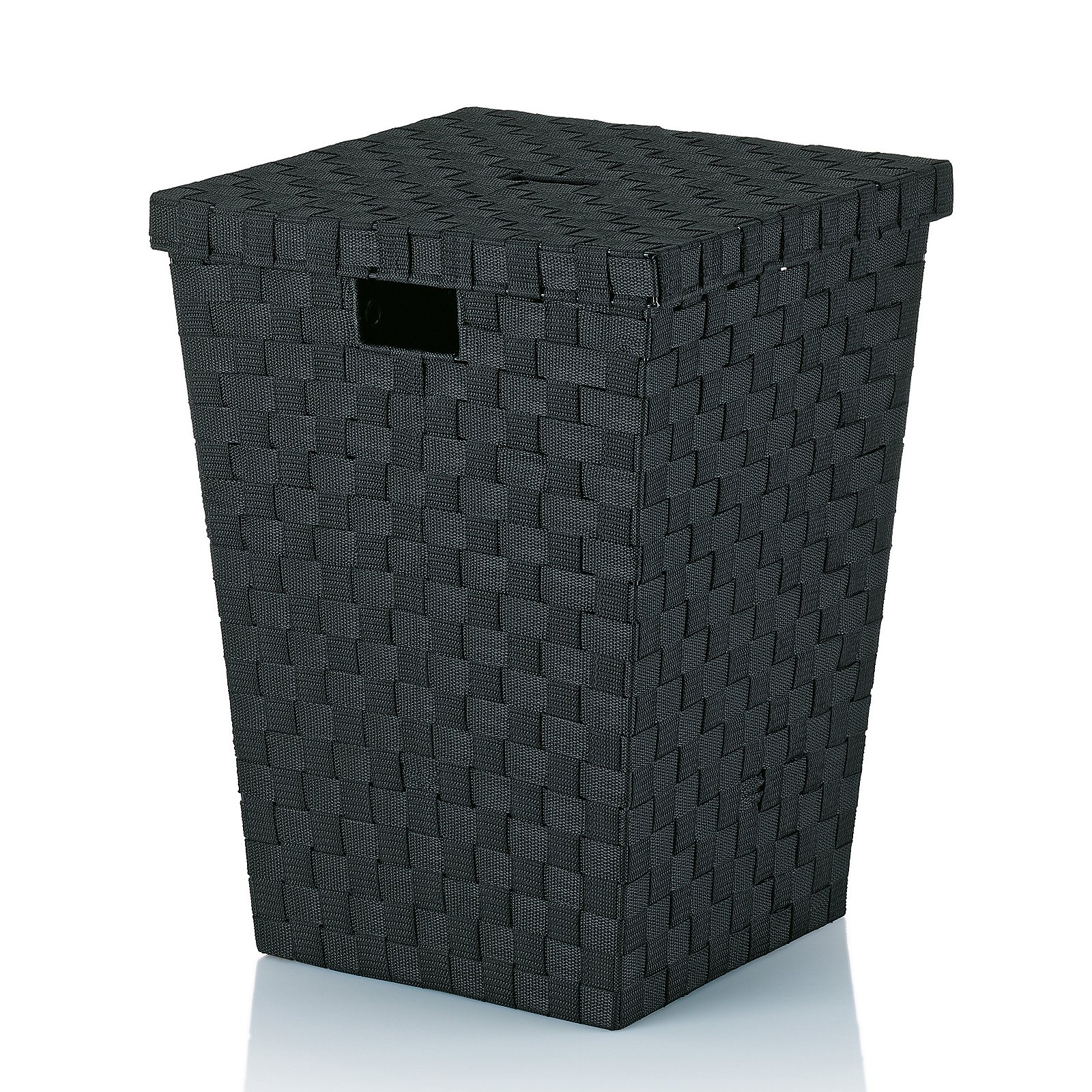 Kela Wäschebox ALVARO in Farbe Schwarz, Aufbewahrungsbox, Aufbewahrungskorb, Korb, Wäschekorb, Stoffkorb