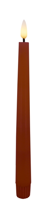LED-Dinnerkerze 2er-Set WINTER in Rot L.C. Wholesaler LED-Dinnerkerze 2er-Set WINTER ca. Ø 2,2, H 17,5cm in red smooth, 2.2x17.5cm