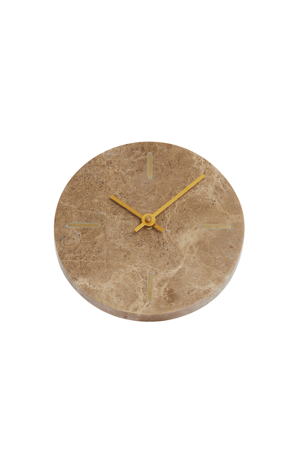 Uhr MORENO in Marmor braun