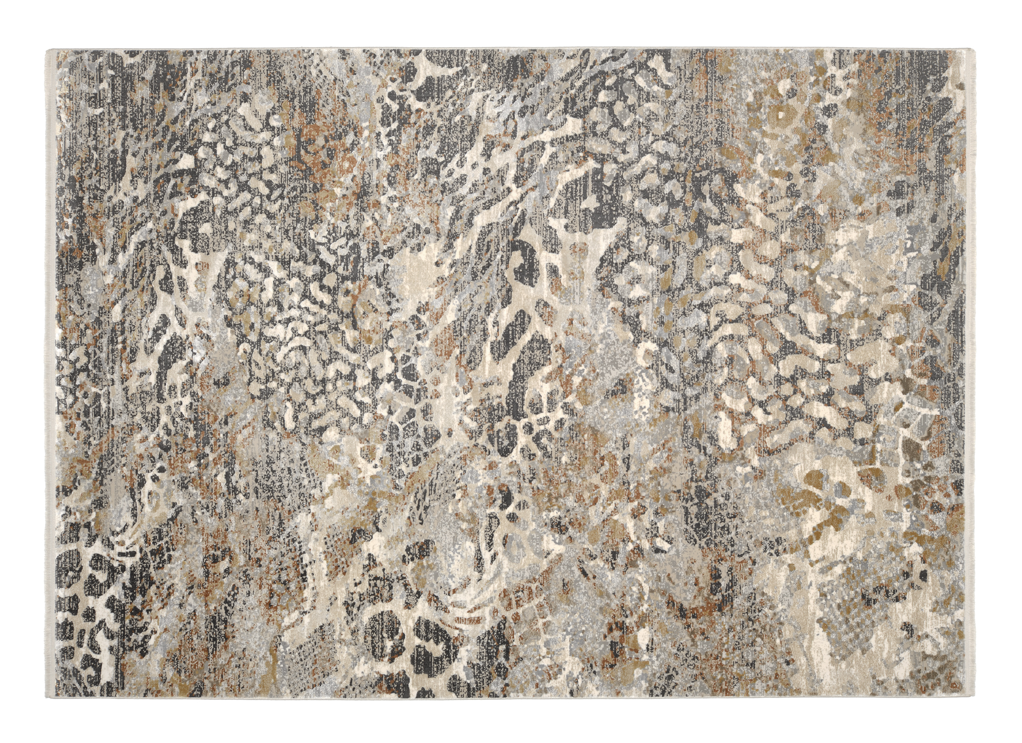 OCI Designer Teppich LAVA DELUXE ca. 120x180cm in Farbe beige-mix OCI Designer Teppich LAVA DELUXE ca. 120x180cm in Farbe beige-mix, Teppich, Schlangenmuster, Mehrfarbig, Textil, Wohndekoration