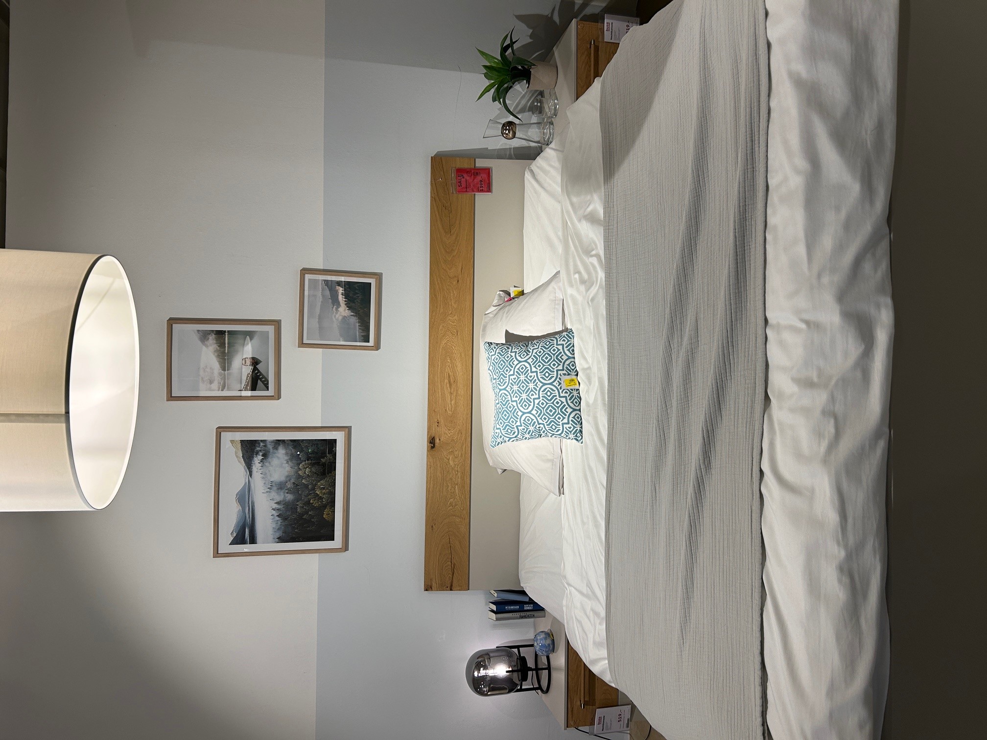 Loddenkemper Bettgestell MAXX ca. B:188 H:97 T:214 cm in **Lack kristallgrau matt Pg.1
