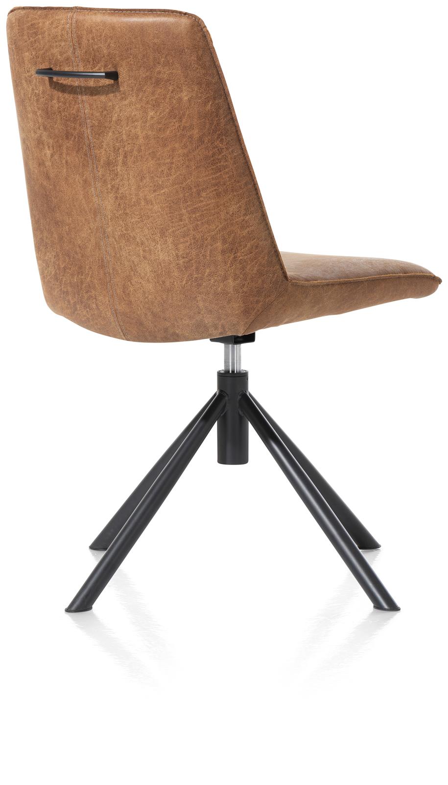 Henders & Hazel Stuhl Brody Leder Corsica semi cognac
