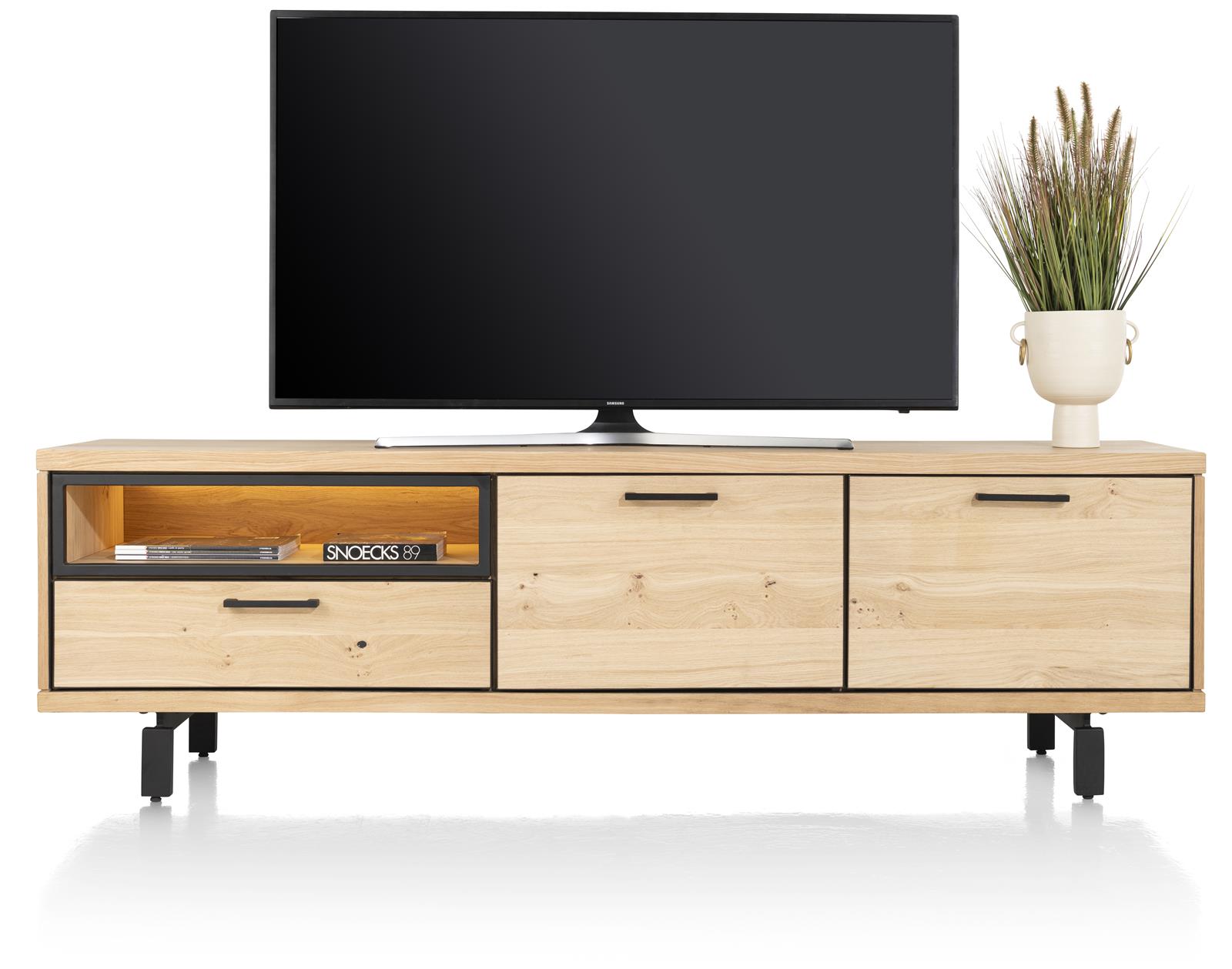 Henders & Hazel Lowboard RIDGEFIELD ca. B200 H60 T42 cm in Eiche natur furniert