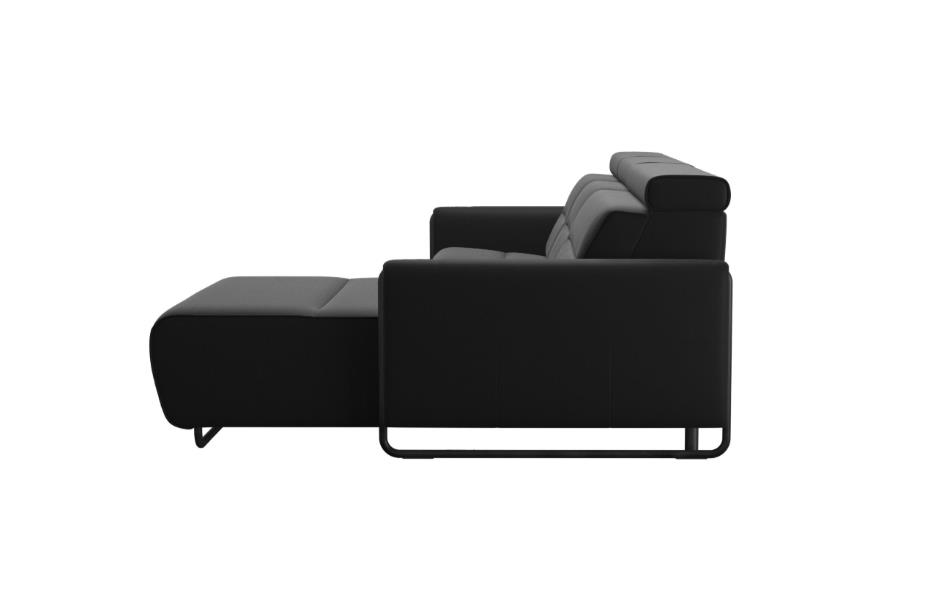 Stressless Sofa EMILY V2 MIT STAHL ca. B282 H100 T184 cm in Leder Paloma 19 black Stressless Sofa EMILY V2 MIT STAHL ca. B282 H100 T184 cm in Leder Paloma 19 black