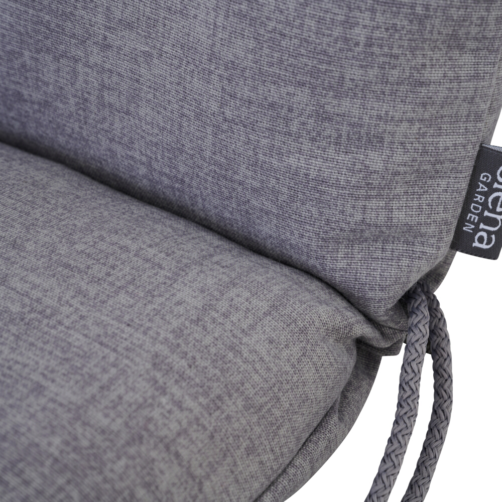 Gautzsch Sesselauflage COMFORT ca.120 x 48 x 7 cm in Stoff grau