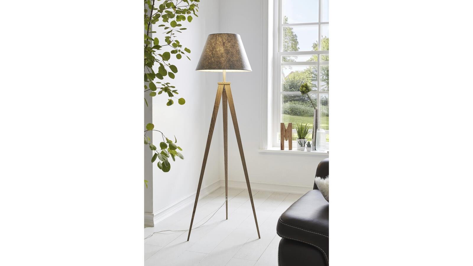Interliving Stehleuchte Interliving-9304 in Holz natur Optik