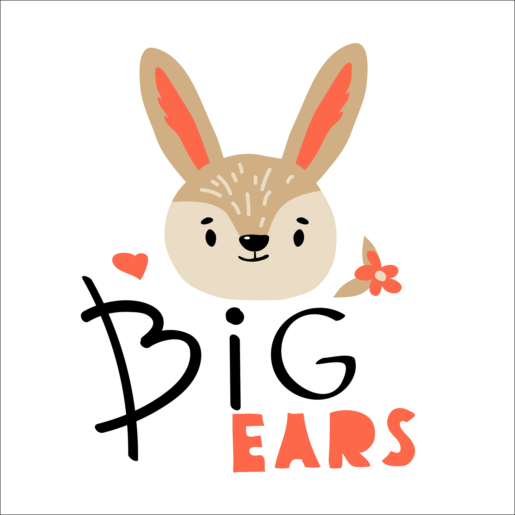 ProArt Canvas-Art 30x30cm Big Ears