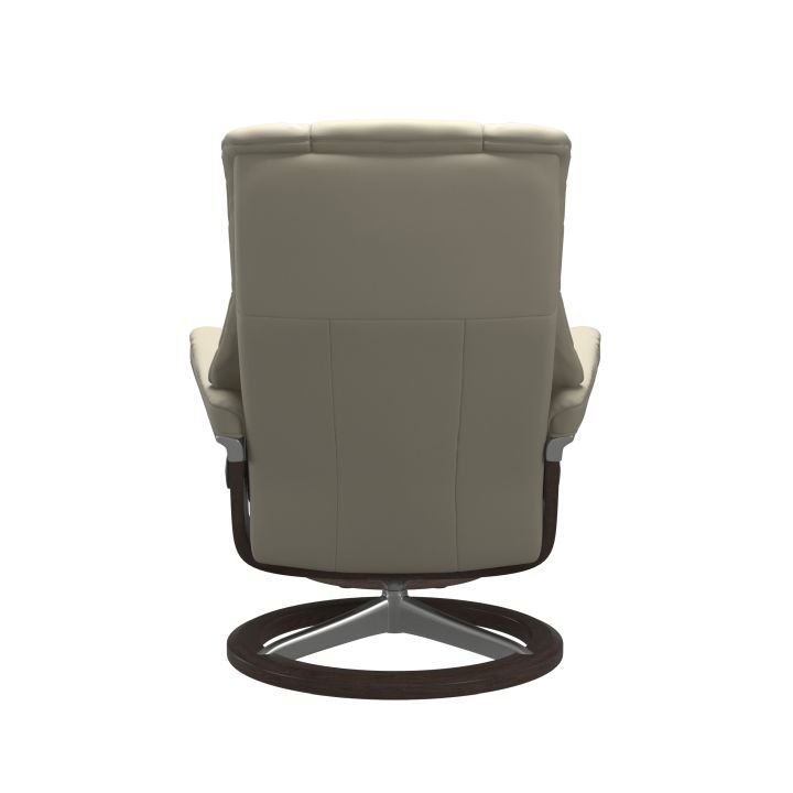 Stressless Sessel mit Hocker Mayfair (S) in Leder Paloma light grey