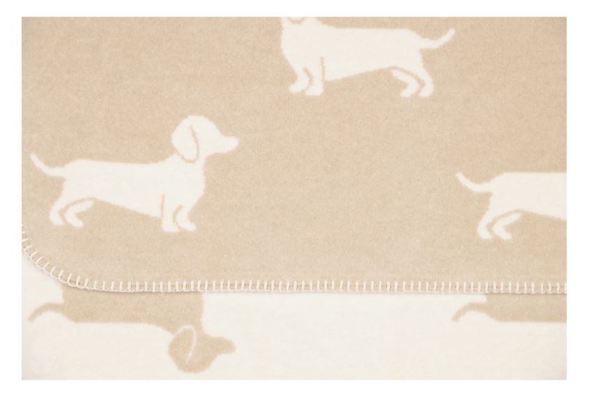 Cawö Wohndecke WE LOVE DOGS WOHNDECKE 150x200cm in Farbe natur/beige Cawö Wohndecke WE LOVE DOGS WOHNDECKE 150x200cm in Farbe natur/beige, Dekoration für Zuhause, Teppich, Hund, Säugetier, Haustier