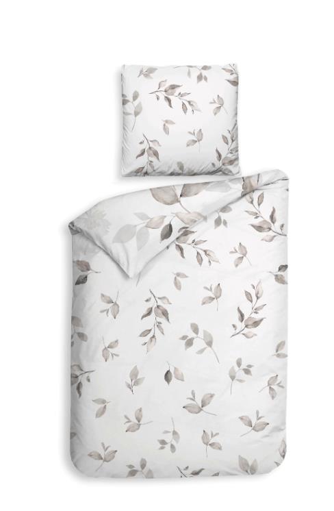 Bettwäsche Amara 155x220 cm in Fb. beige, Kissen, Dekoration für Zuhause, Mobiliar, Decke, Kopfkissen