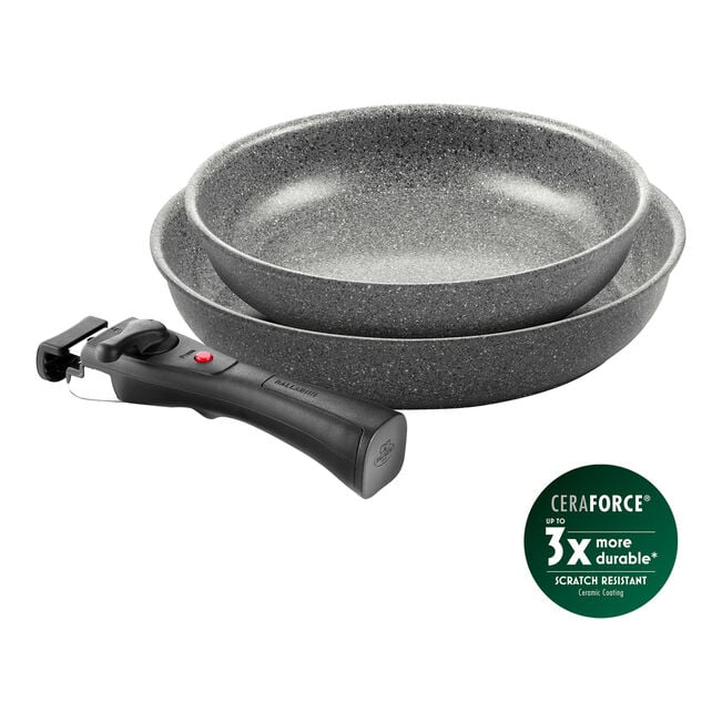 Zwilling Bratpfannen-Set 3-tlg. Torre TORRE in Griff/Pfanne 24cm/Pfanne 28cm