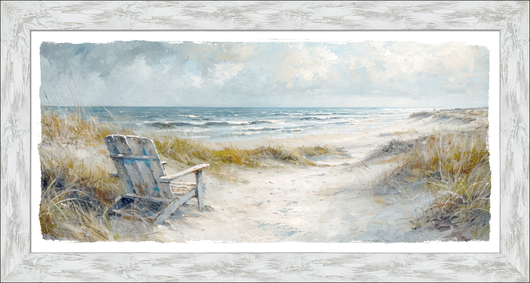 PRO ART New Classic Wood 129x69cm Waiting On The Beach