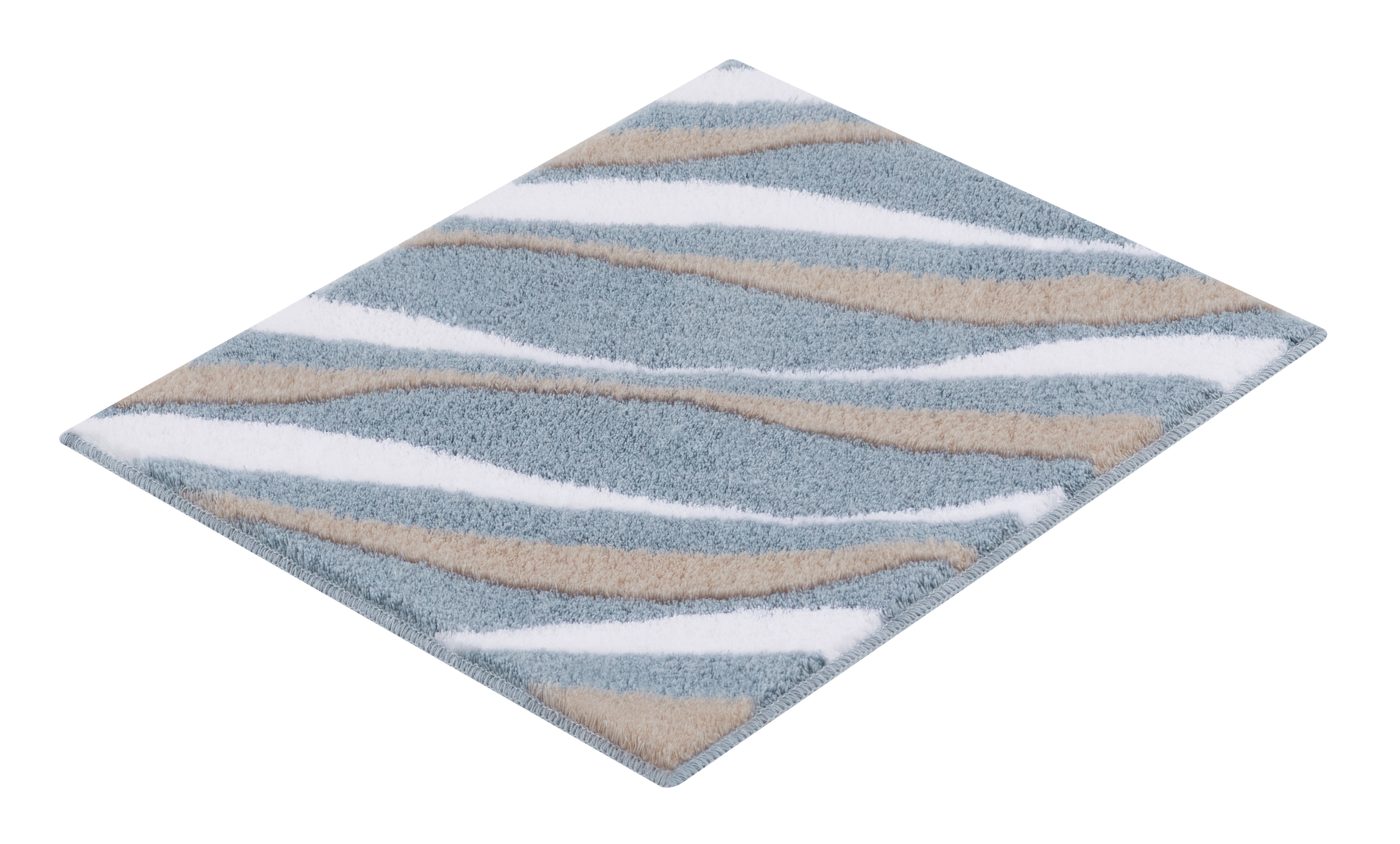 Kleine Wolke Badteppich DREAM ca. 55x65cm in Farbe Stahlblau