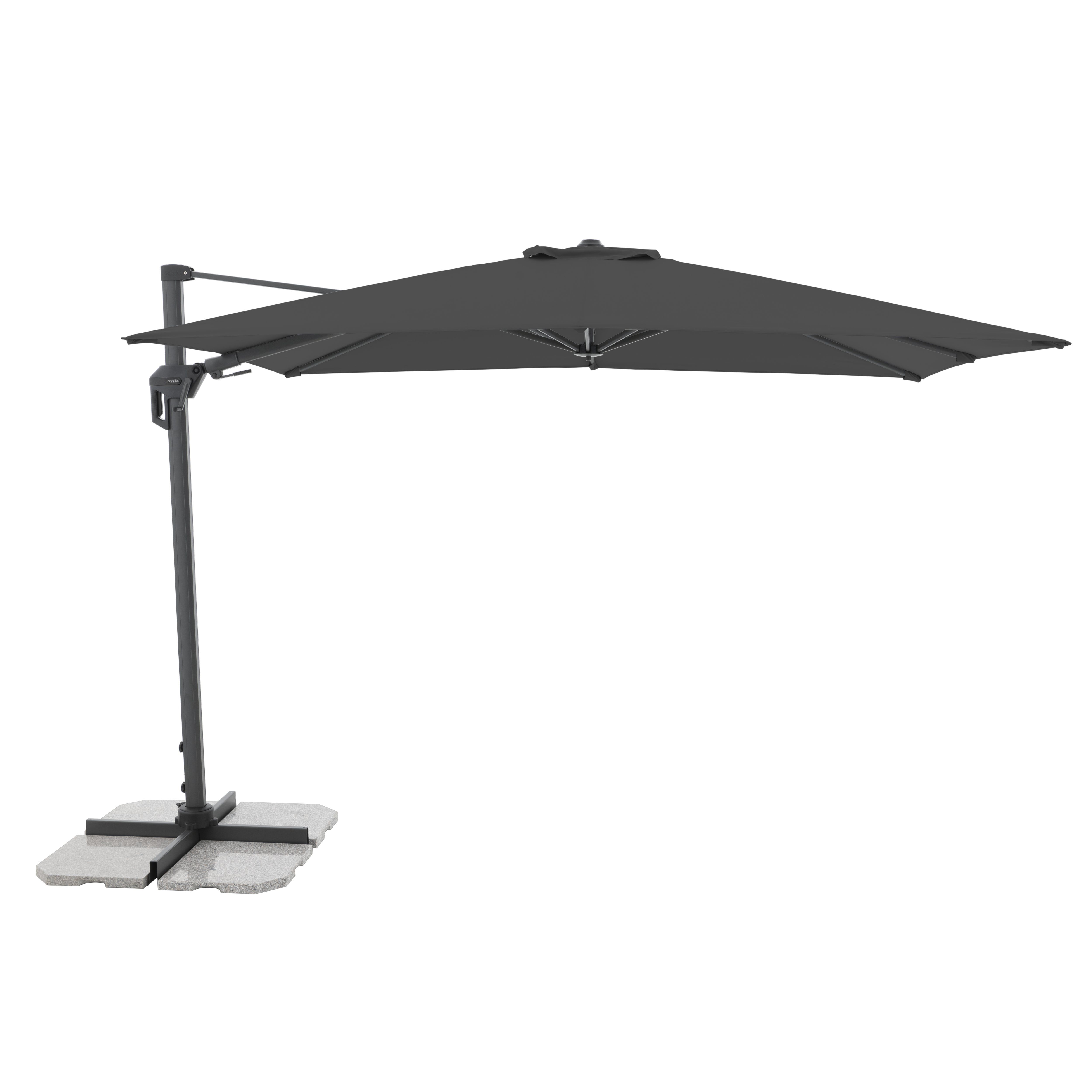 Doppler Pendelschirm ACTIVE PENDEL ca. 310x210cm in Farbe anthrazit