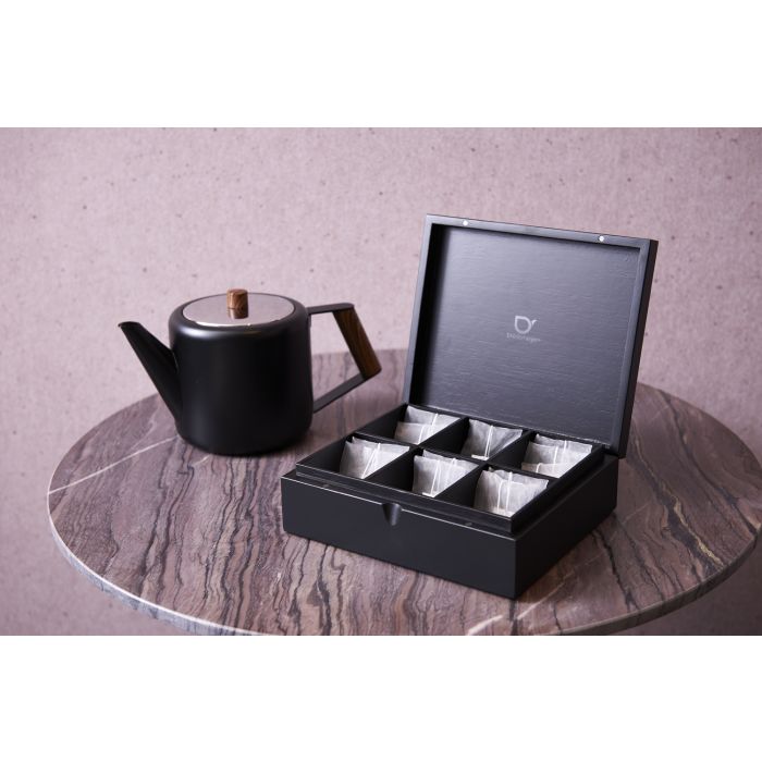 Bredemeijer Teekanne Duet Design Boston 1,1 Liter in Farbe schwarz 
