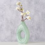 Boltze Vase Tiffy in Farbe Glas lackiert hellgrün