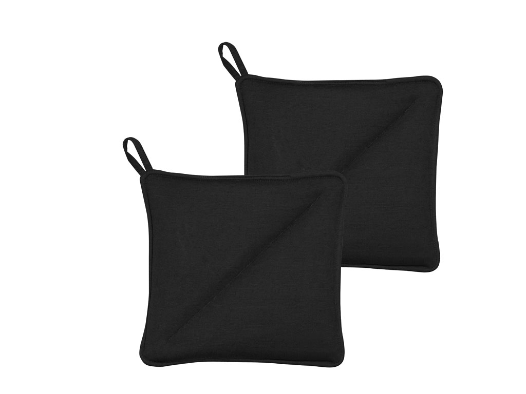 Södahl Topflappen in Farbe schwarz